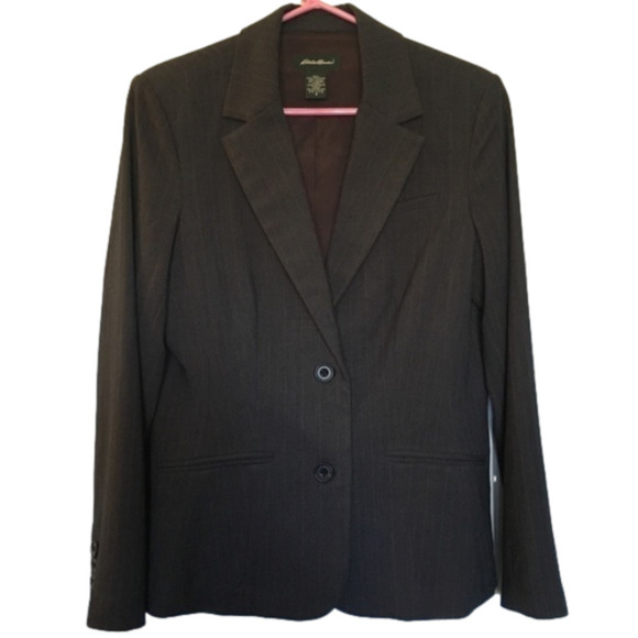 Eddie Bauer Jackets & Blazers - EDDIE Bauer Grey Blazer Size 8 P Petite Jacket